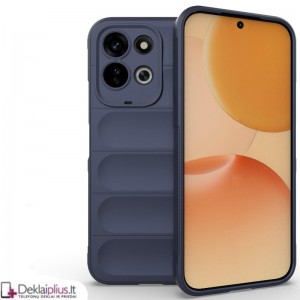Magic Shield guminis dėklas - tamsiai mėlynas (Xiaomi Redmi 17)
